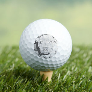 Dessin de crayon de marionnettes, balles de golf