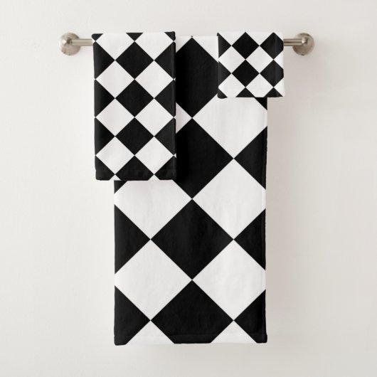 Dessin de drapeau à damier noir et blanc (En situation)