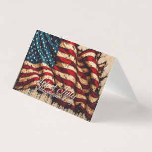 Dessin de drapeau américain vintage pour le 4 juil