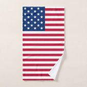 Dessin de fierté du drapeau américain USA (Serviette à main)