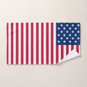 Dessin de fierté du drapeau américain USA (Serviette à main)