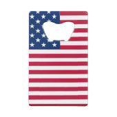 Dessin de fierté du drapeau américain USA (Dos)