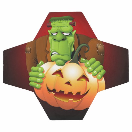 Dessin de Frankenstein Monster avec Citrouille (Plat)