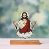 Dessin de gravure vintage dévotionnel du Sacré-Cœu (Neutre)