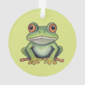 Dessin de grenouille au crayon de couleur (dos)