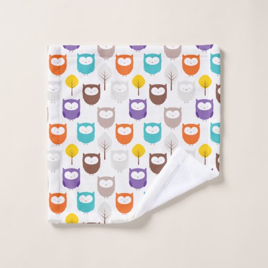 dessin de Hibou (Gant de toilette)