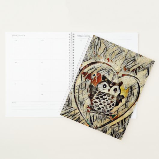 Dessin de hibou (Devant avec enveloppe)