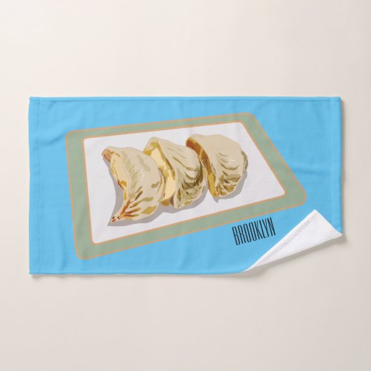Dessin de Jiaozi / Chinese dumplings (Serviette à main)