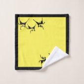 Dessin de la grotte à trois chevaux (Gant de toilette)