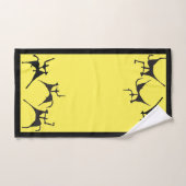 Dessin de la grotte à trois chevaux (Serviette à main)