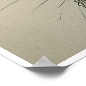 Dessin de lapin d'animal - Impression d'art (Coin)