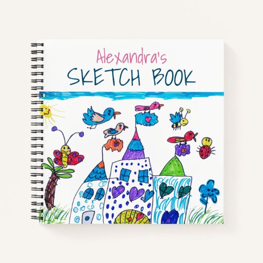 Dessin de l'enfant, Livre de croquis de château co (Devant)