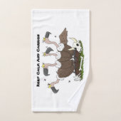 Dessin de l'humour vautours drôle (Serviette à main)