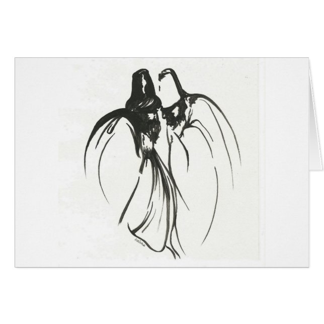 Dessin De Ligne De Fraternité Mystique Dervish En  (Devant horizontal)