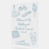 dessin de ligne Mariage de la Nouvelle-Angleterre (Angle)