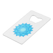 Dessin de lotus de verre bleu (Dos Angle)