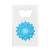 Dessin de lotus de verre bleu (Dos)