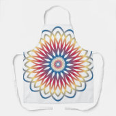dessin de mandala de fleur de tablier (Recto)
