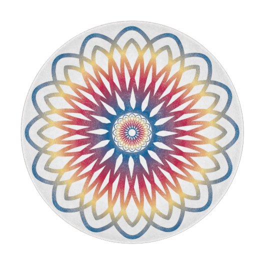 dessin de mandala pour planche à découper (Devant)