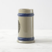 dessin de mandala sur tasse à bière (Centre)