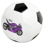 Dessin de moto de sport violet (3/4)