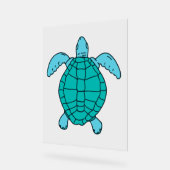 Dessin de natation de la tortue de mer (Angle)