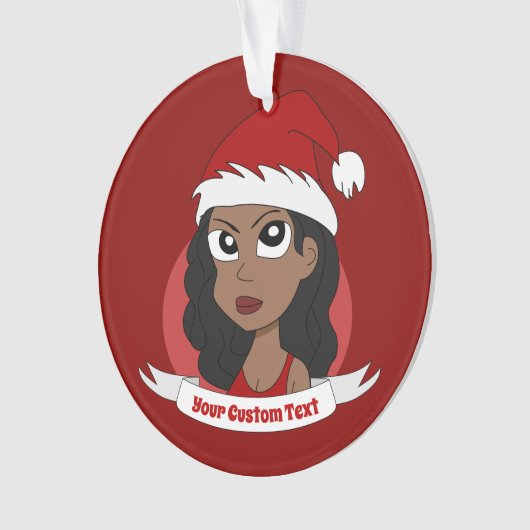 Dessin de Noël de la jeune femme (devant)