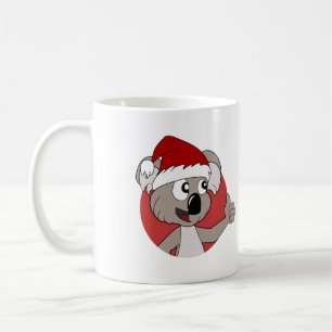 Dessin de Noël koala, tasse de voyage