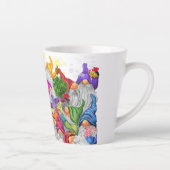 Dessin de Noël Latte Mug Gift Gnome Party (Droite)
