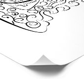 dessin de papillon affiche de couleur adulte (Coin)