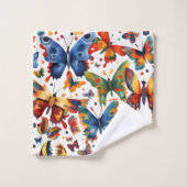Dessin de papillon coloré (Gant de toilette)
