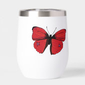 Dessin de papillon rouge (Arrière)