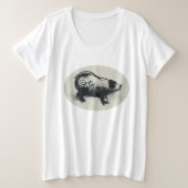 Dessin de porc original avec 2019 (Design devant)