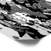 Dessin de portrait de lion gris - Poster de lion i (Coin)