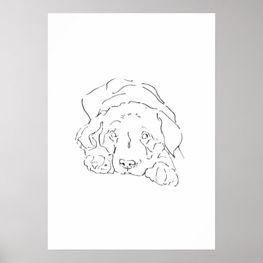 Dessin de poster, décoration murale représentant u (Devant)