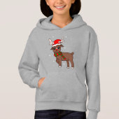 Dessin de rennes mignons avec des flocons de neige (Devant)