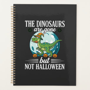Dessin de sorcière d'Halloween de dinosaure drôle