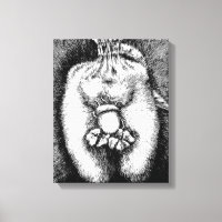 Dessin de toile Art maïs Lucky Clover Body sac