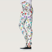 Dessin de Unicorn Dames Leggings (Gauche)