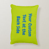 Dessin d'éléphant bleu coussin décoratif (Dos(Vertical))