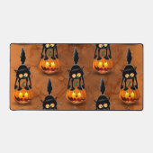 Dessin d'Halloween au chat effrayé sur Citrouille (Recto)