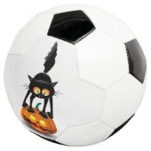 Dessin d'Halloween au chat effrayé sur Citrouille (3/4)