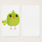 Dessin d'oiseau vert (Devant & derrière)