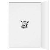 Dessin drôle de chèvre hurlant (Intérieur (Gauche))