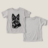 Dessin du berger allemand (Design Recto & Verso)