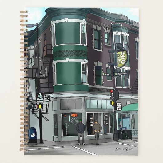 Dessin du centre de Madison, Wisconsin (Devant)