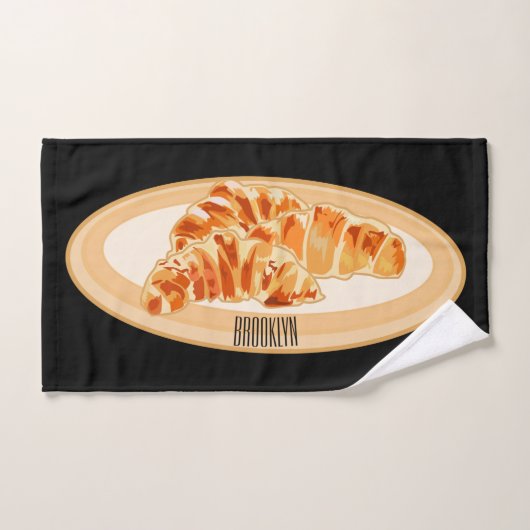 Dessin du Croissant (Serviette à main)