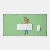 Dessin du médecin de l'antilope Cute Gemsbok (Clavier et souris)