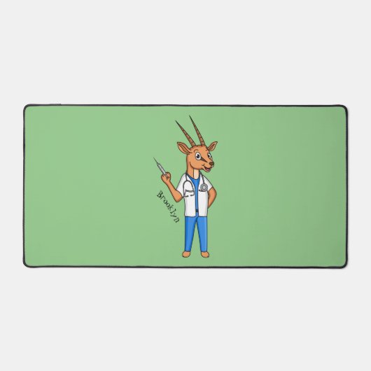 Dessin du médecin de l'antilope Cute Gemsbok (Recto)