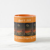 Dessin d'une éclipse solaire par Edmund Weiss Mug (Centre)